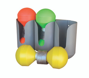 Lindy Marker Buoy - w/Rack 3pk