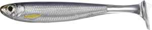 Live Target Lures - Slow-Roll Shiner - 4'' Slv/Smk