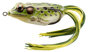Live Target Lures Frog Soft - 3/4oz Green/Yellow