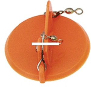 Luhr Jensen - Dipsy Diver - 3.25'' Fire / White Bottom