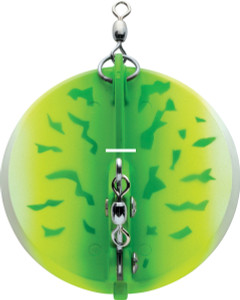 Luhr Jensen - Dipsy Diver - 4.2'' Grn FireUV/ChmBottom