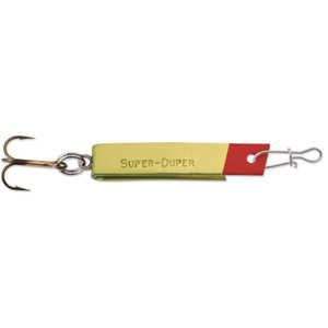 Luhr Jensen - Super Duper - 1/6oz 1.5'' Brass / Red Head