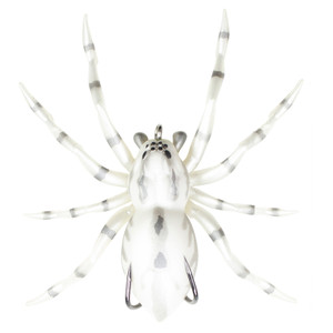 Lunkerhunt Phantom Spider - 1/4oz 2'' White Wolf 1pk