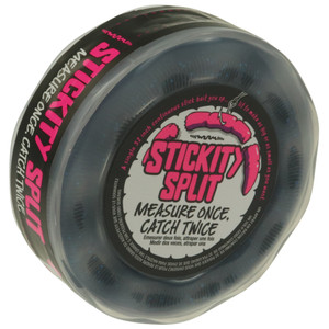 Lunkerhunt StickitySplitWurm - 32'' Black Blue Fleck