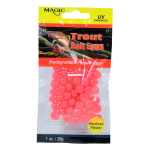 Magic Trout Bait Eggs - 1oz Florescent Pink/Anchovy