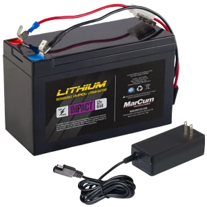 MarCum Battery & Charger - 12V 6AH Lithium