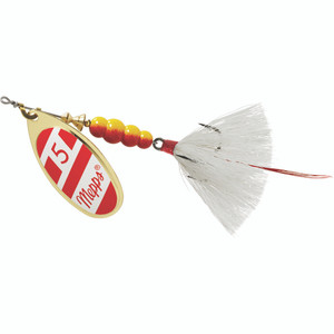 Mepps Aglia Dressed - 1/2oz Red/White-White