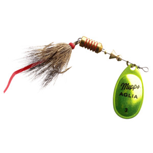 Mepps Aglia Dressed - 1/4oz Chart Platium-Grey
