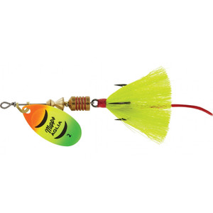 Mepps Aglia Dressed - 1/6oz Hot Fire Tiger-Yellow