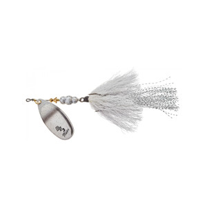 Mepps Bronze Slammer Dressed - 1/4oz Silver-Pearl Shad