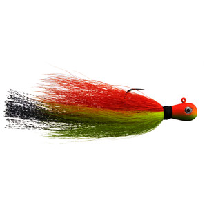 Mepps Bucktail Jig - 3/8oz Orange/Yellow