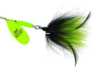 Mepps Musky Killer Magnum - 1.25oz Hot Chart-Black/Chart