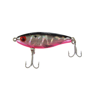 MirrOLure SW Broken Glass - 3/8oz 2.625'' BlkBk/Pnk/Slbg
