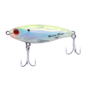 MirrOLure SW Heavy Dine - 7/16oz 2.5'' Chart/Pearl/Sil