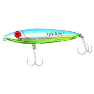 MirrOLure SW Top Dog Surface - 1oz 4.5'' Blu Bk/Cht/Sil