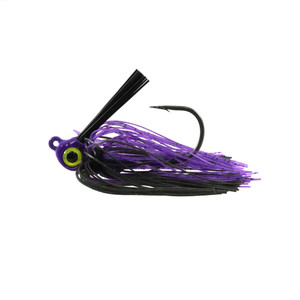 Missile Bait Mini Swim Jig - 3/16oz Junebug