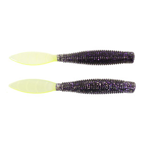 Missile Bait Ned Bomb - Purple Cloud Char Tail 10pk