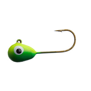 Mission Float Jighead - #1 Lime/Chart 4pk
