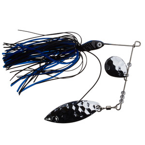 Mission Tandem Spinnerbait - 1/4oz Blue/Black 1pk