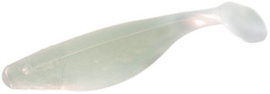 Mister Twister Sassy Shad - 3'' White Pearl - 10pk