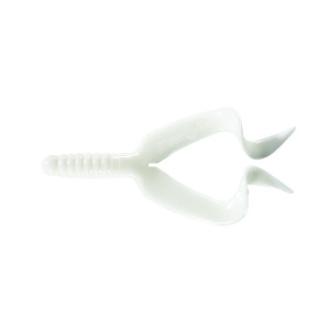 Mr Twister Double Tail - 4'' White 10pk