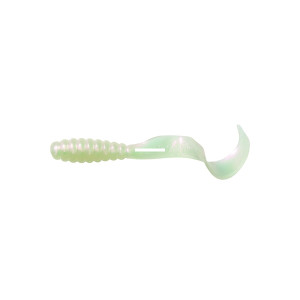 Mr Twister Meeny Tail - 3'' White Pearl 20pk