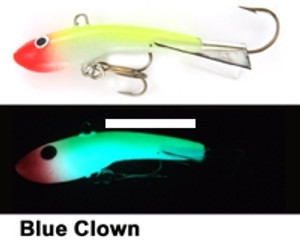 Moonshine Shiver Minnow - #00 Blue Clown