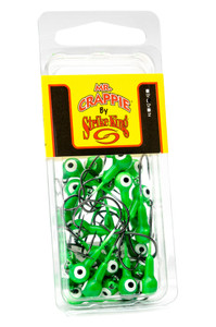 Mr Crappie Jig Heads 1/8 - Limetreuse 25pk
