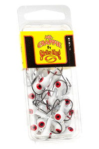 Mr Crappie Jig Heads 1/8 - Refrigerator White 25pk