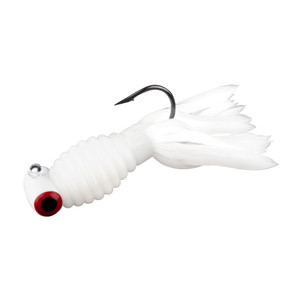Mr Crappie Sausage Heads - White/White Head