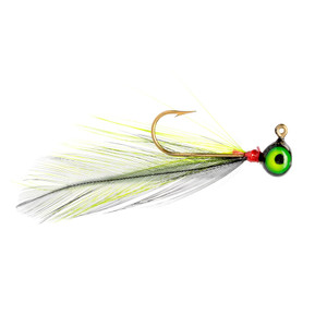 Mr Crappie Shoo Shiner Jig - 1/64oz Tuxedo Blk Cht 2pk