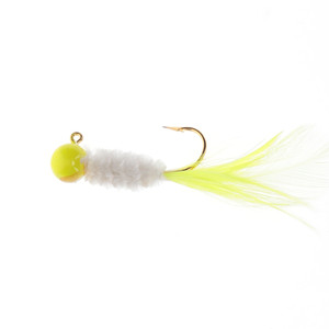 Mr Crappie SlabDadLivHairJg - 1/8oz Refrgerator White