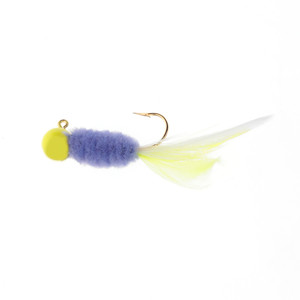 Mr Crappie SlabDadLivHairJg - 1/8oz Sexy Shiner