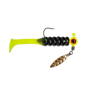 Mr Crappie Ssg Head Spn Slbc - 1/8oz Tuxedo Black Chart