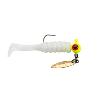 Mr Crappie Ssg Head Spn Slbc - 1/8oz White