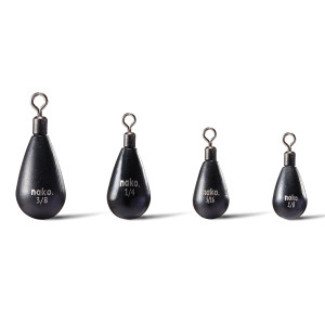 Nako Tng Tear Free Rig Wgt - 3/16oz No Chip Black 5pk