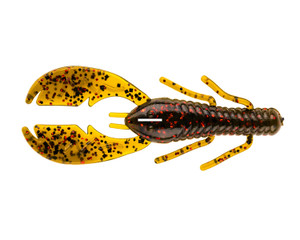 Netbait - BaitFuel Paca Slim - 3.5'' Green Pumpkin Red 9pk