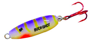 Northland Buck-Shot Spoon - 1/8oz UV Purple Tiger