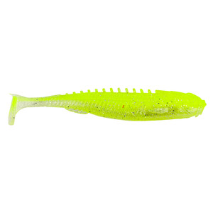 Northland EC Paddle Shad - 3.5'' Chartreuse Shad 5pk - ECPS35-110