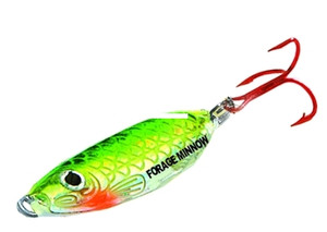Northland Forage MinnowSpoon - 1/16oz S-Glo Perch