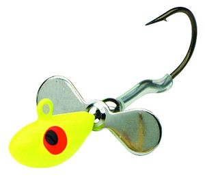 Northland Whistler Jig - 1/8oz Chartreuse 2pk