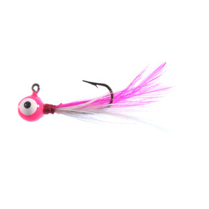NotHead Feather Jig 1/16 - Pink/White 2pk