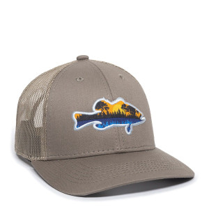 OutdoorCap Bass Mesh Back - Khaki