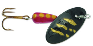 Panther Martin - Classic Reg TrebleHk - 1/8oz Ind;BlkZebra;Red/Yw