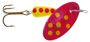Panther Martin - WillowStrike Spotted - 1/16oz Ind;Red/Yw;Yw/Red