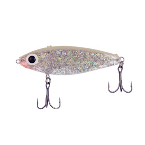 Paul Brown - MirrOLure SW PB Soft Dine XL - 1/2oz 3.25'' BoneBk/Sil Whsk