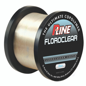P-Line Floroclear Bulk Spool - 3000 yd Clear 12 lb