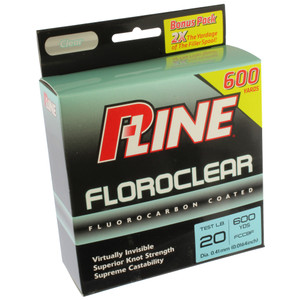 P-Line Floroclear Filler - 600 yd Clear 20 lb