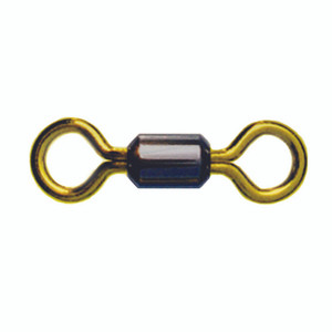 P-Line Single Rolling Swivel - 20 lb #12 Black/Gold 12pk