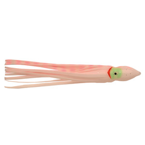 P-Line Sunrise Squid - 7.5'' Wht Body Pink Strp 2pk